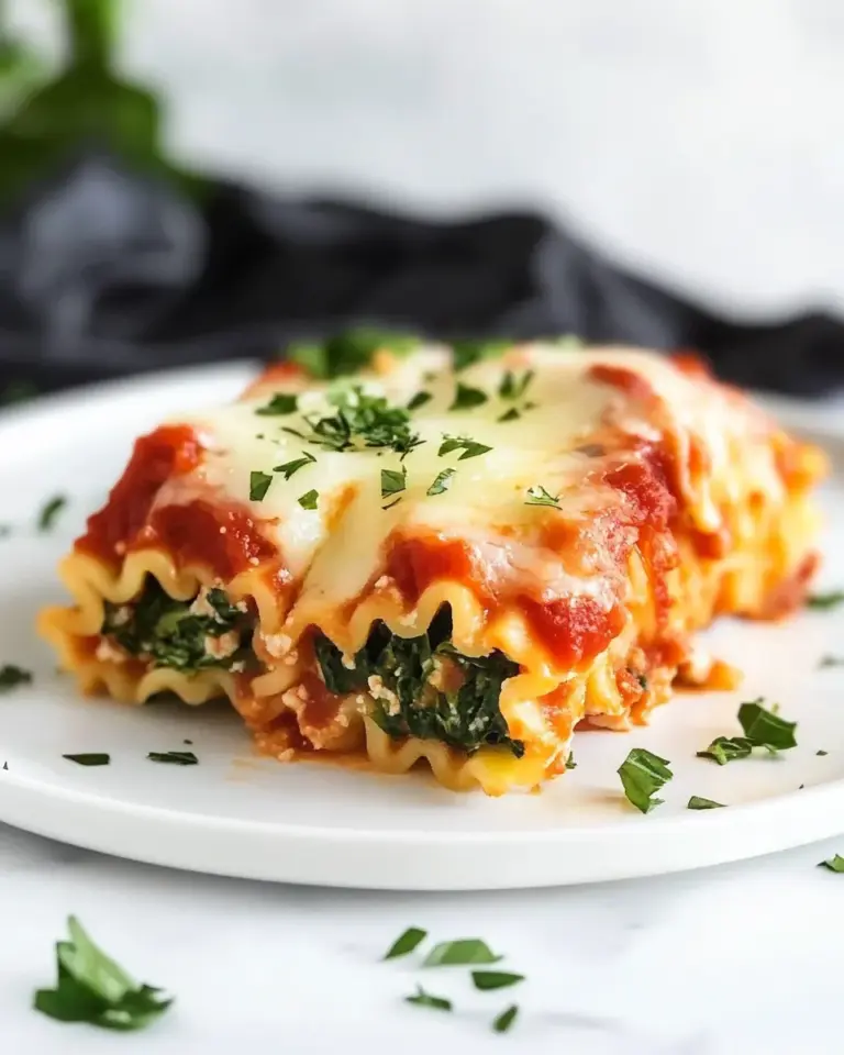 Homemade Spinach Lasagna Roll Ups photo
