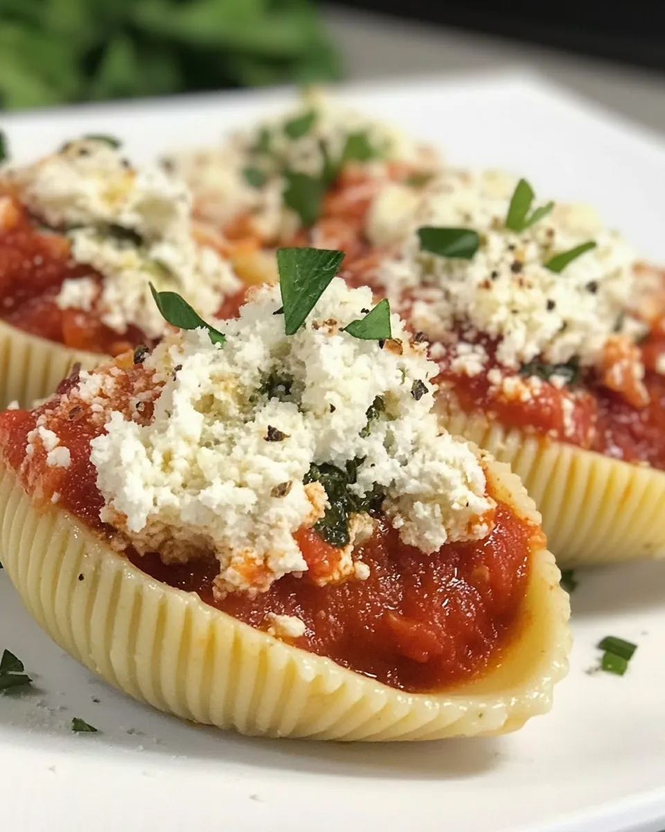 Easy Spinach Stuffed Pasta Shells recipe photo
