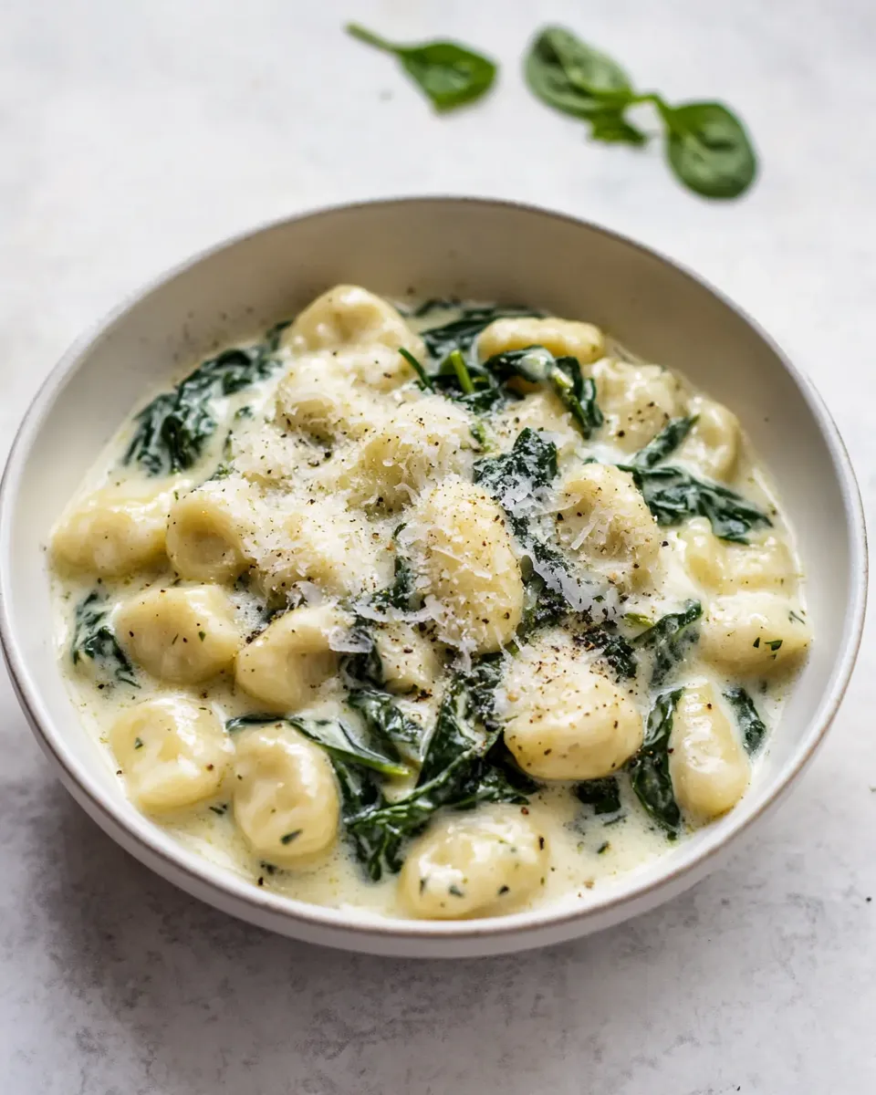 Homemade Spinach and Artichoke Gnocchi photo