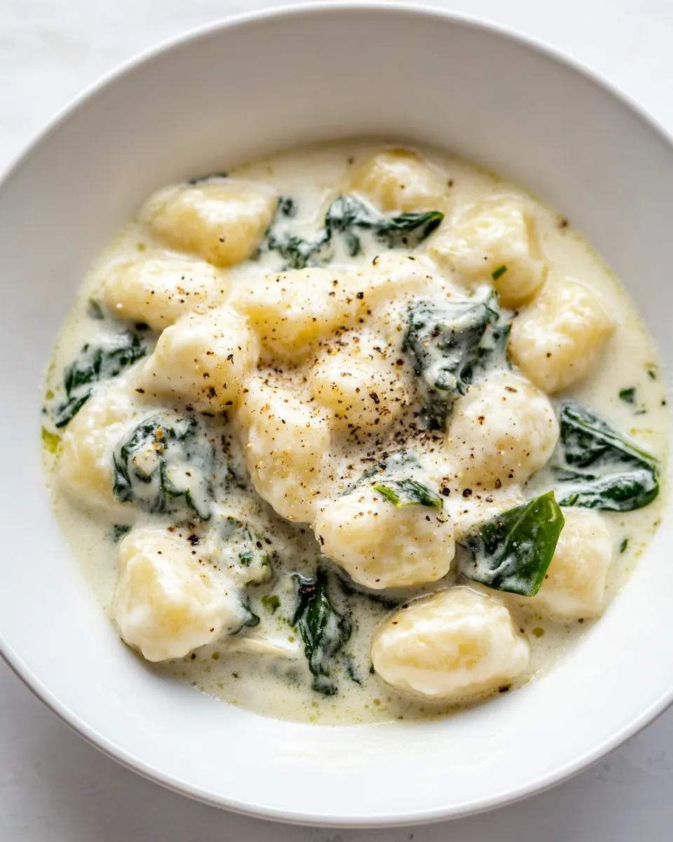 Delicious Spinach and Artichoke Gnocchi image