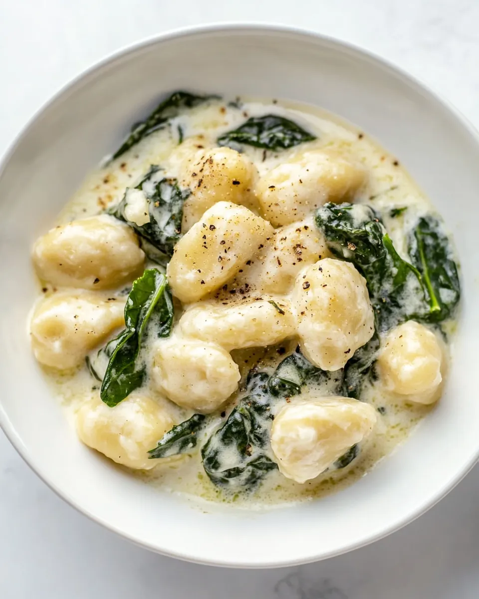 Easy Spinach and Artichoke Gnocchi recipe photo