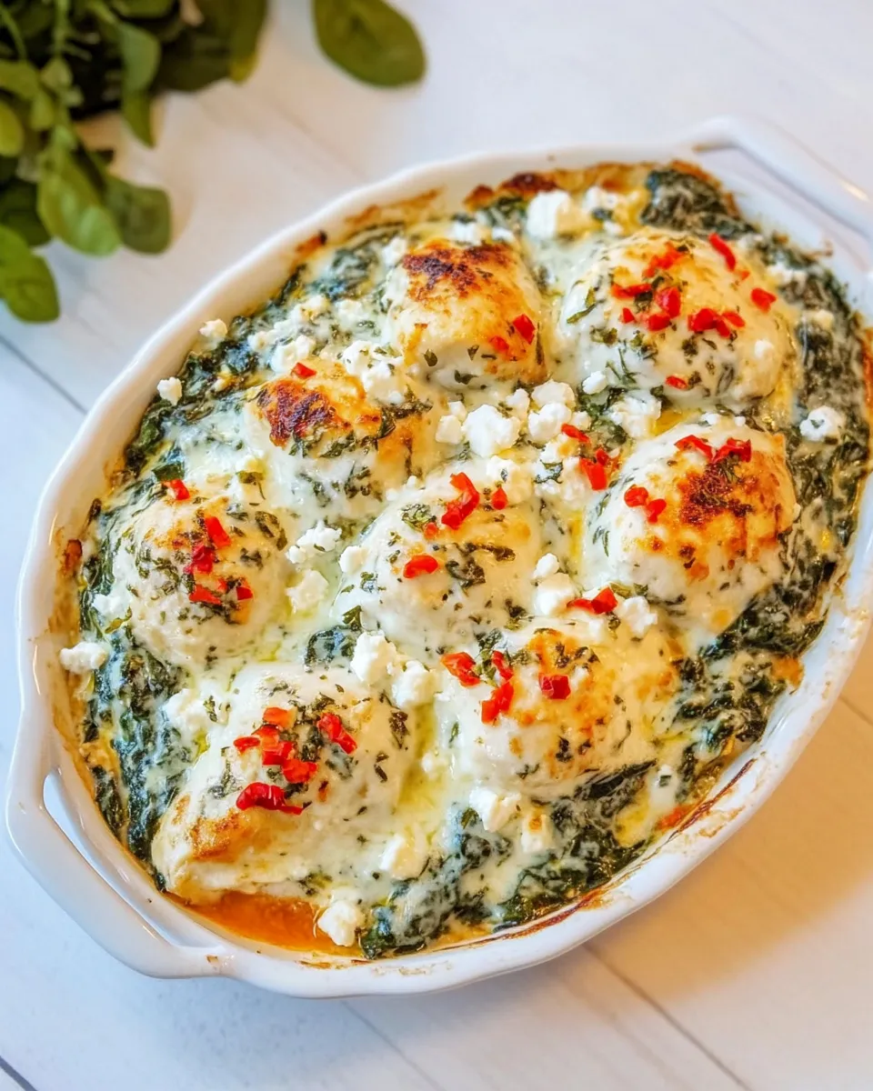 Easy Spinach and Feta Chicken recipe photo
