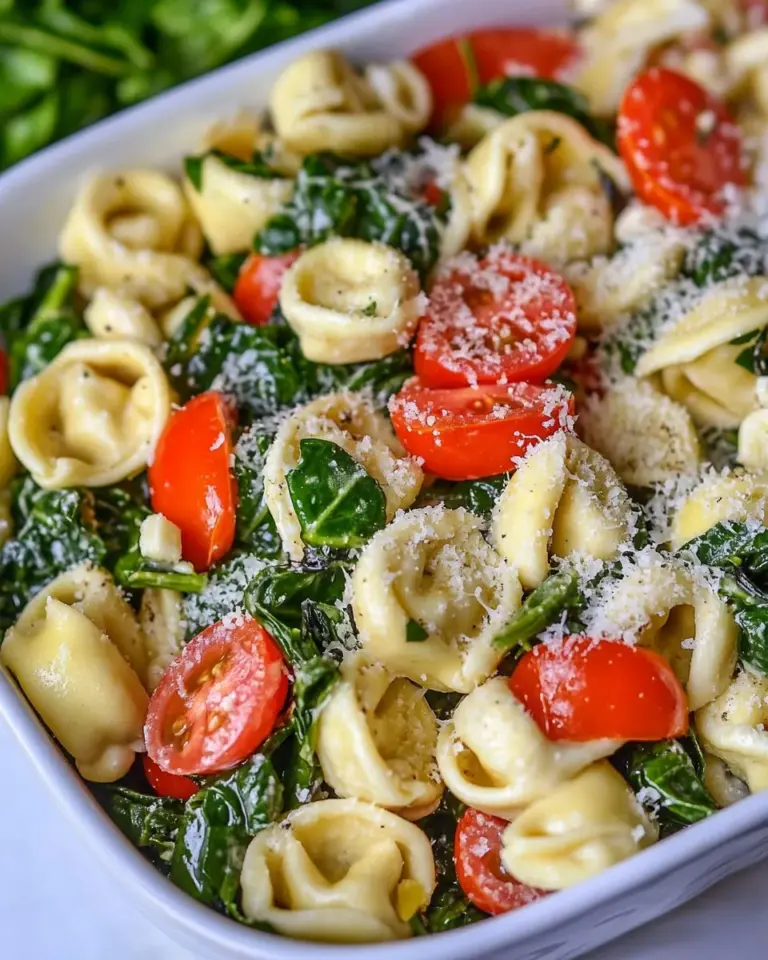 Easy Spinach and Tortellini Salad image