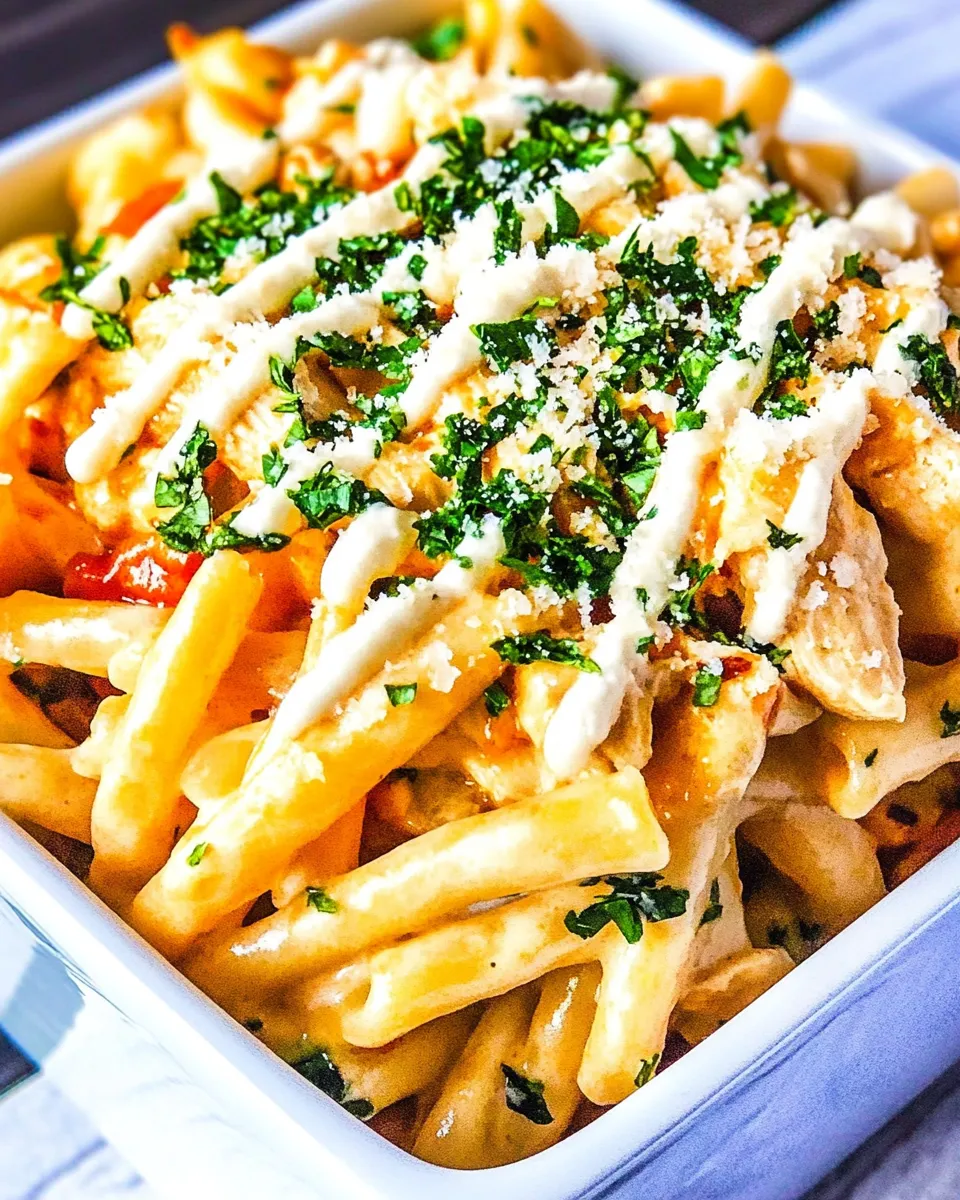 Easy Sriracha Chicken Alfredo recipe photo