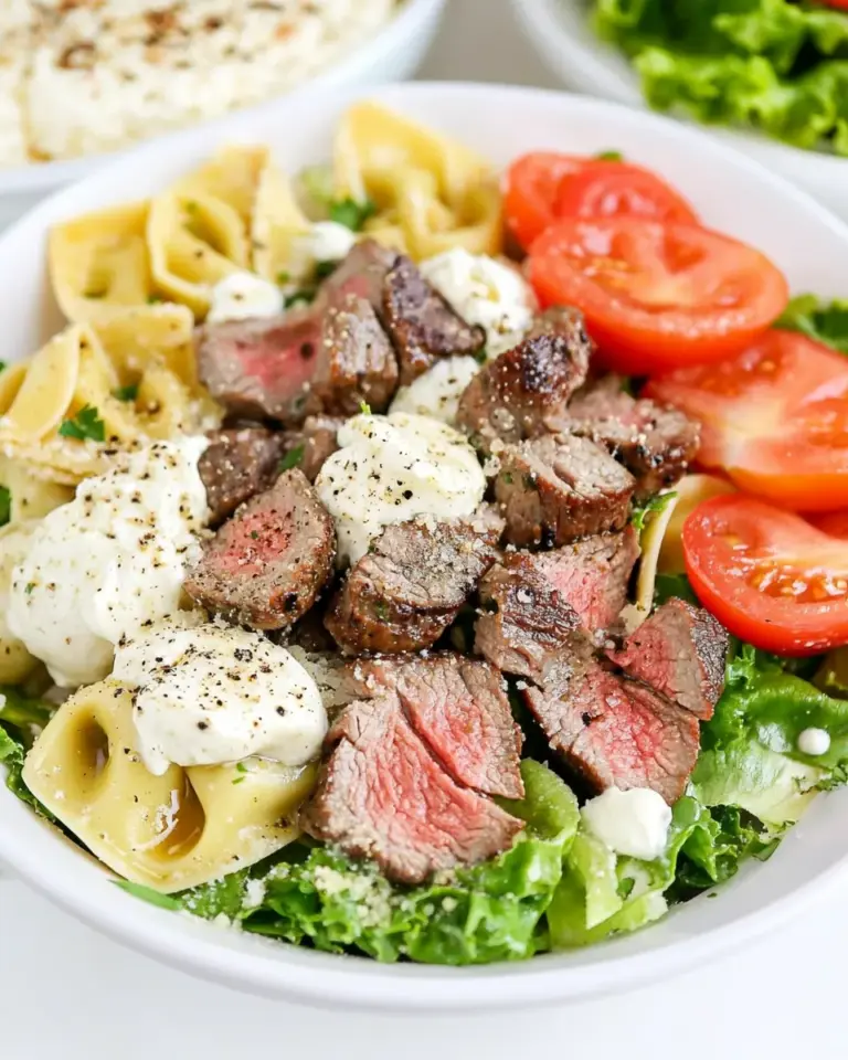 Easy Steak and Tortellini Salad photo