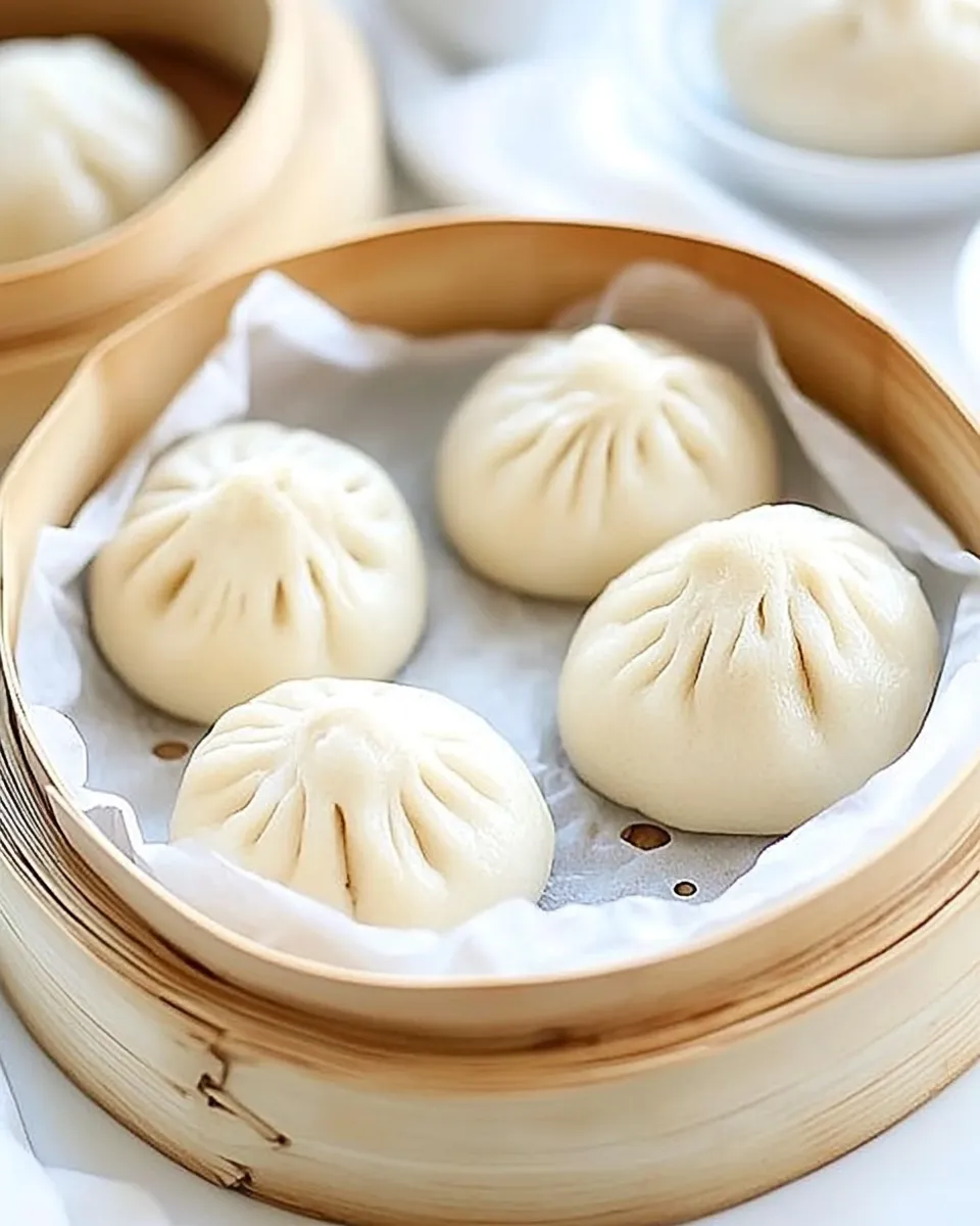 Easy Steamed Chicken Buns recipe photo
