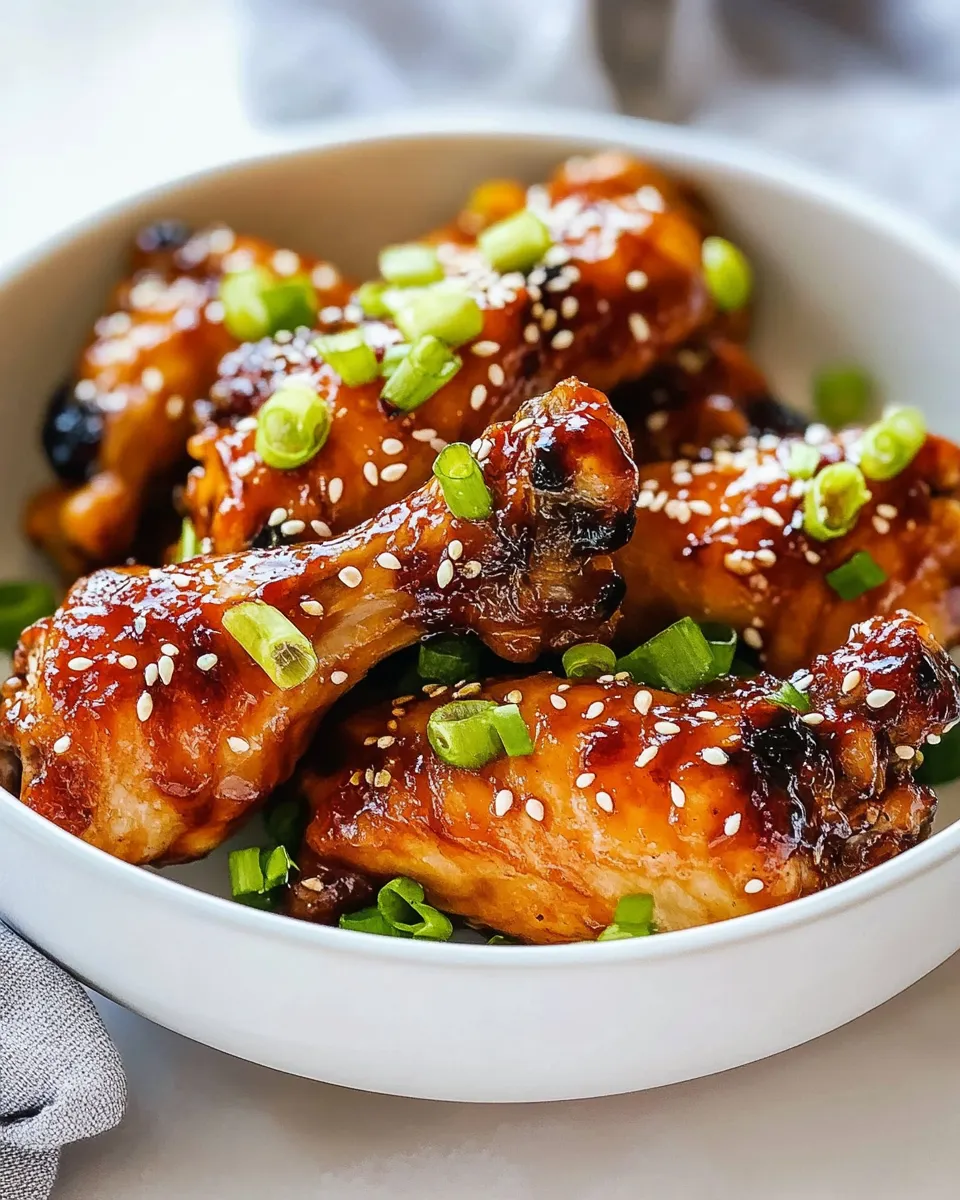 Savory Sticky Korean Chicken dish photo