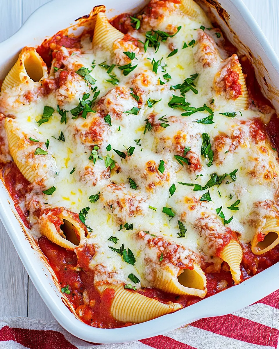 Easy Stuffed Shells Recipe shot