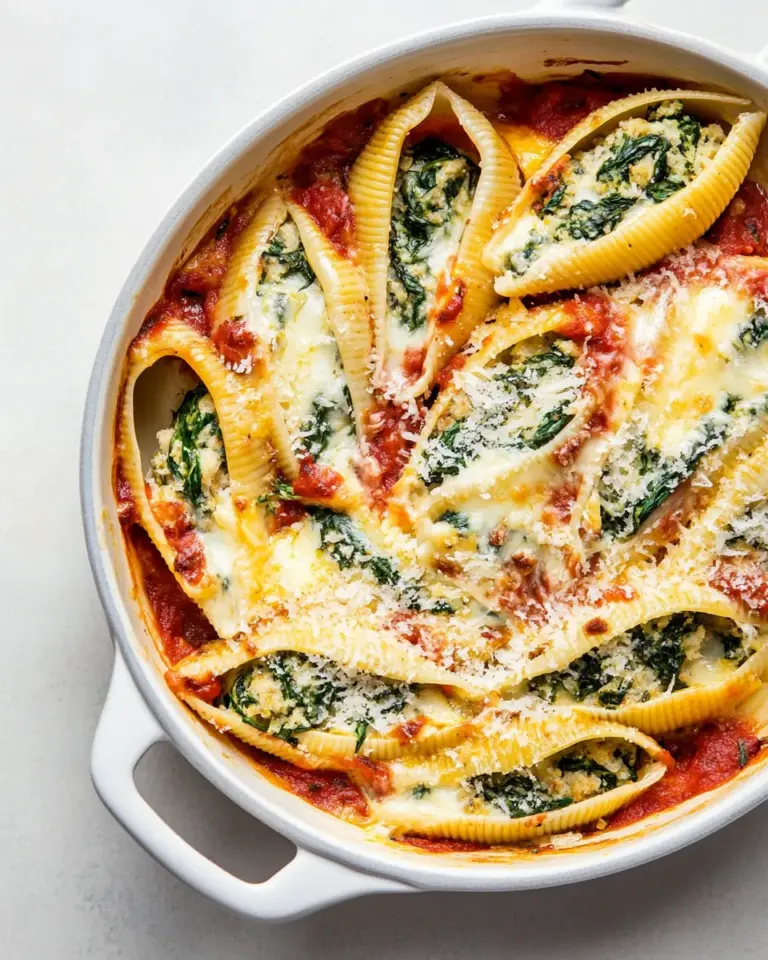Homemade Stuffed Shells Recipe (Spinach and Cheese) photo