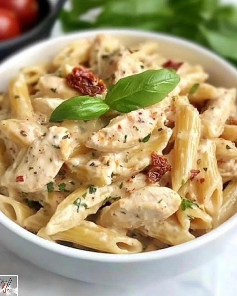 Easy Sun-Dried Tomato Chicken Pasta Recipe recipe photo
