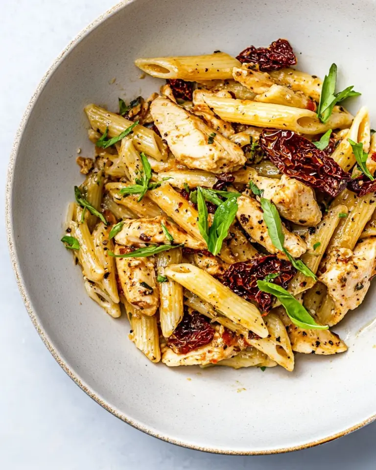 Homemade Sun-dried Tomato Chicken Pasta photo