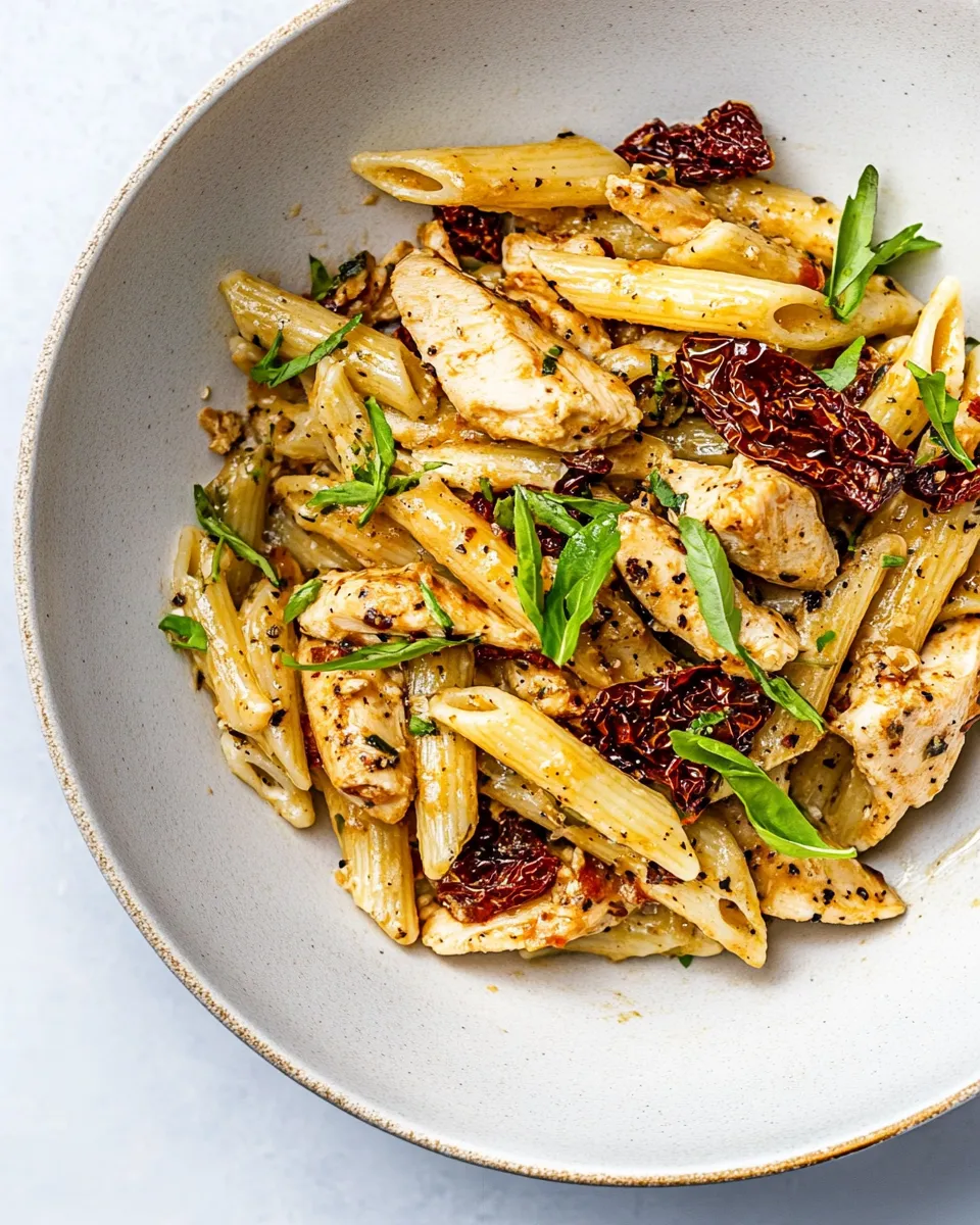 Homemade Sun-dried Tomato Chicken Pasta photo