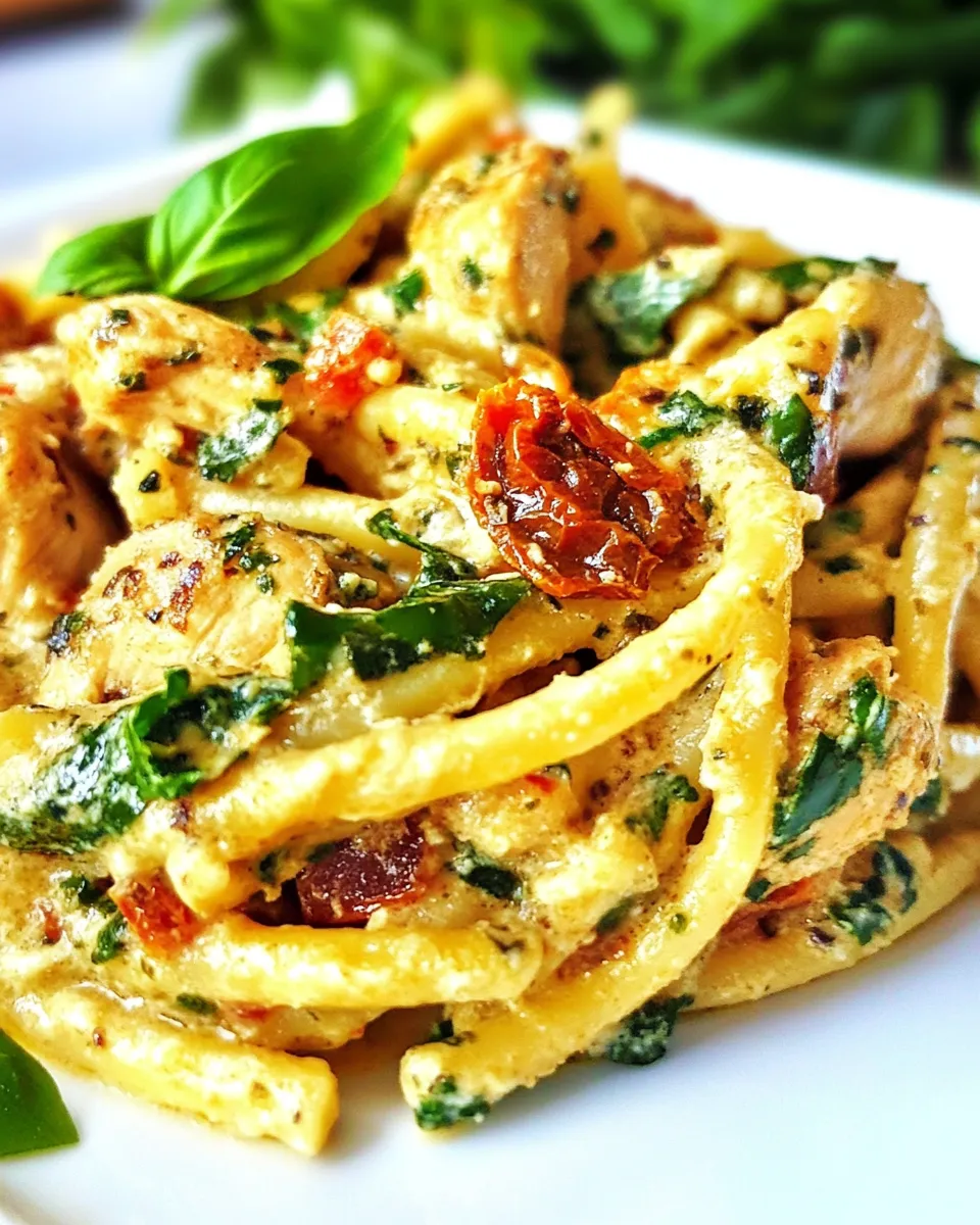 Classic Sundried Tomato Chicken Pasta image