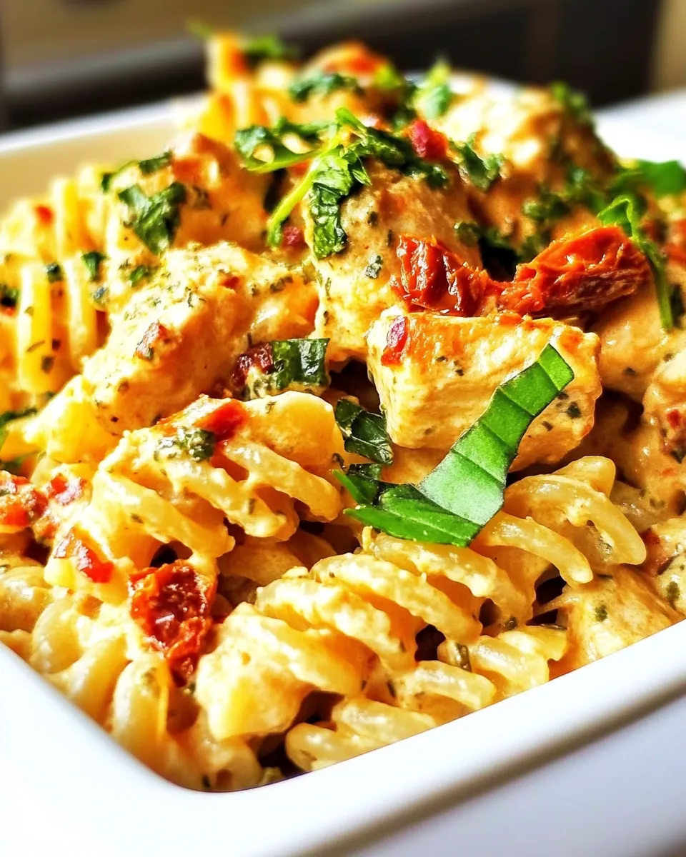 Easy Sundried Tomato Chicken Pasta recipe photo
