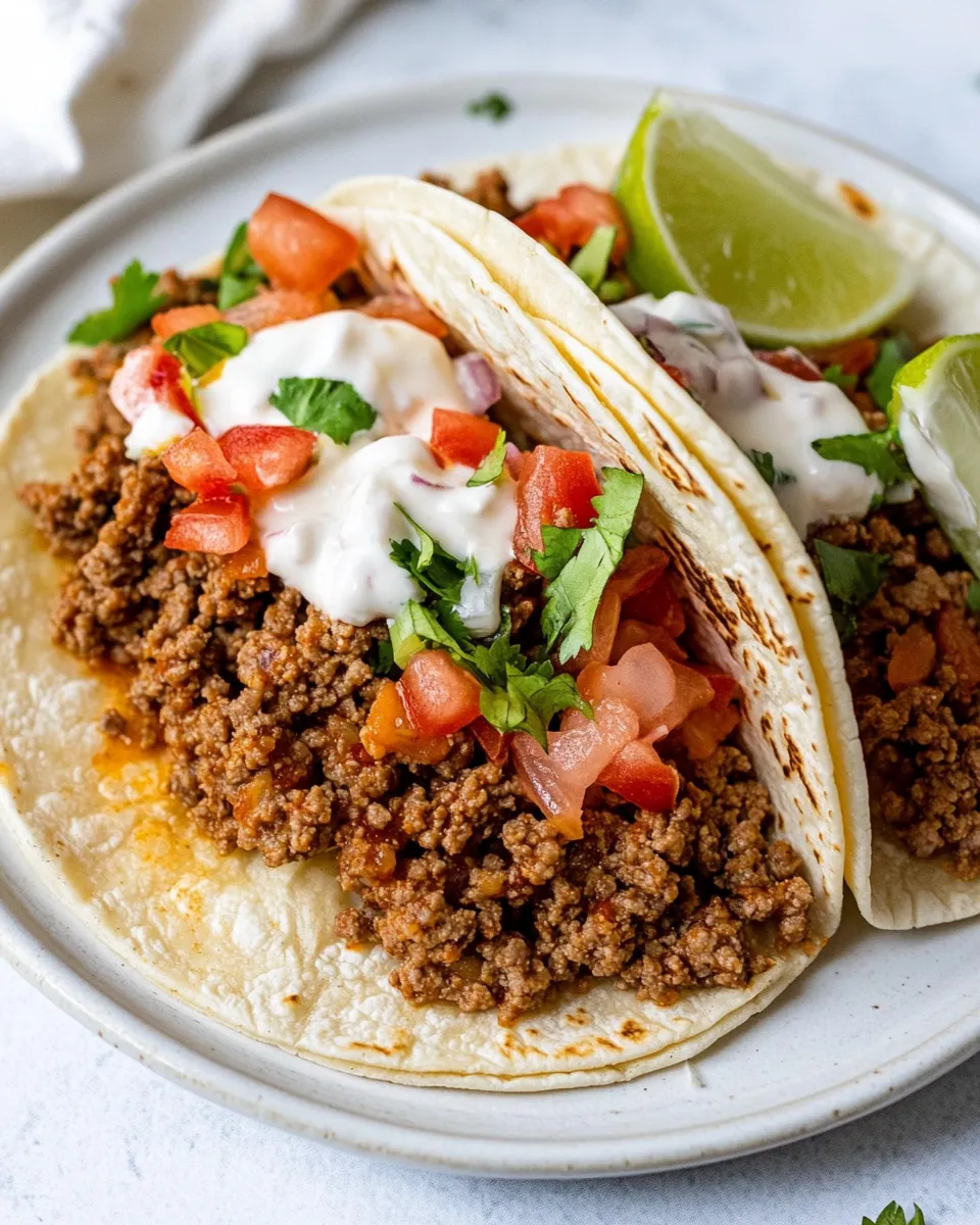 Classic Super Easy Ground Beef Tacos image