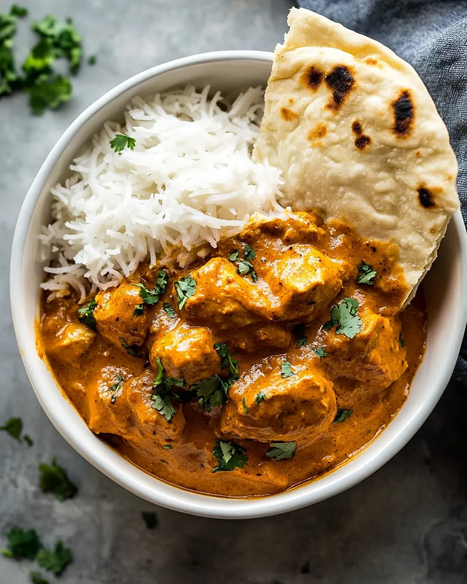Amazing Super Simple Coconut Chicken Tikka Masala. recipe image