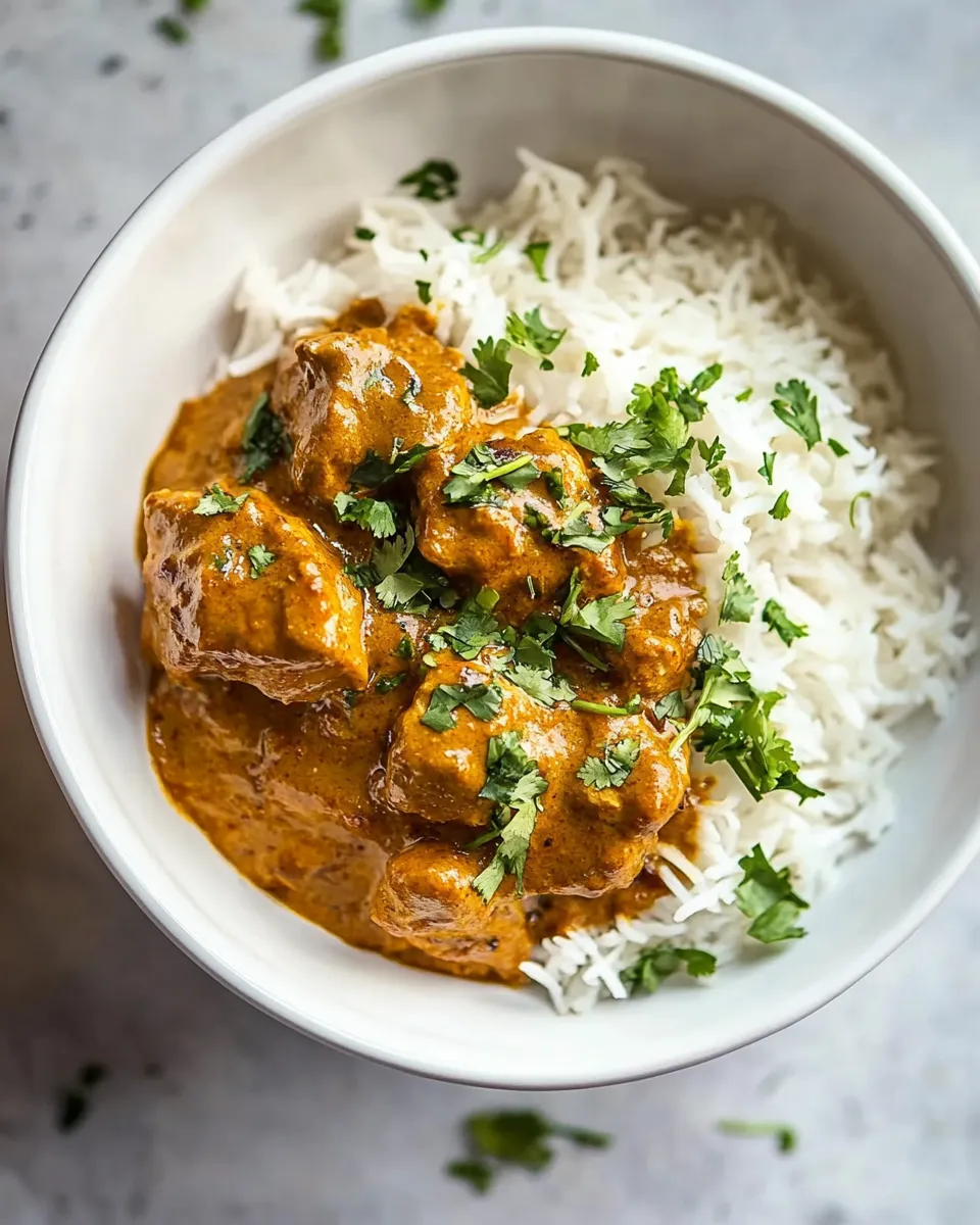 Easy Super Simple Coconut Chicken Tikka Masala. dish image