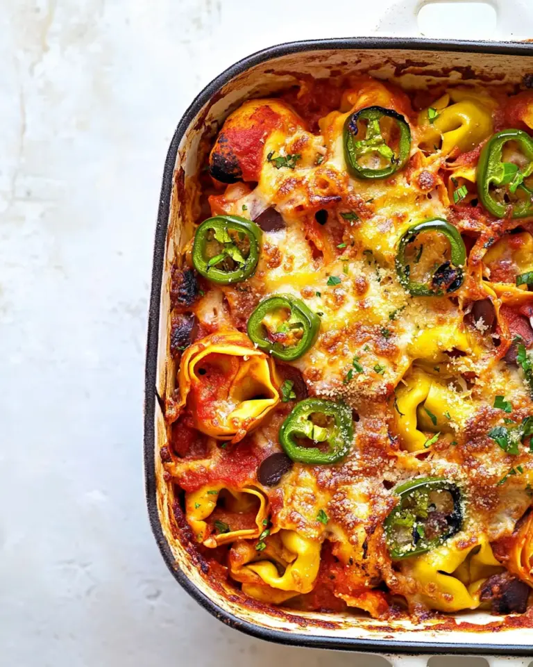 Homemade Supreme Pizza Tortellini Bake photo