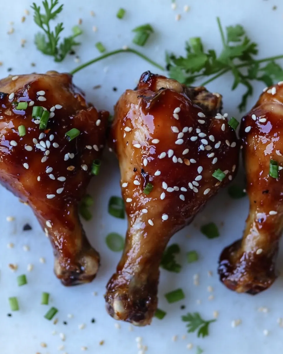 Delicious Sweet and Spicy Chicken Drumsticks image
