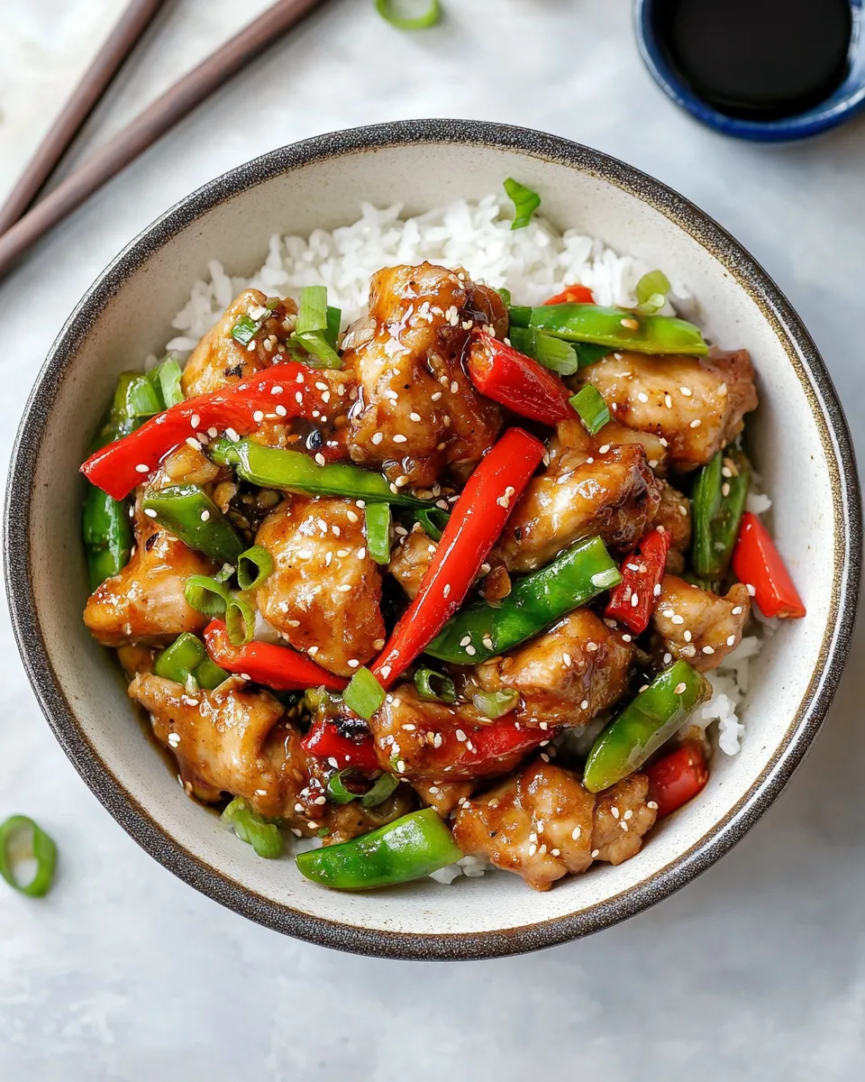 Delicious Szechuan Chicken dish photo