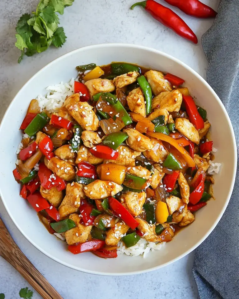 Homemade Szechuan Chicken Stir-Fry photo