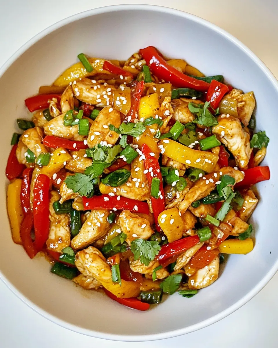 Classic Szechuan Chicken Stir-Fry image