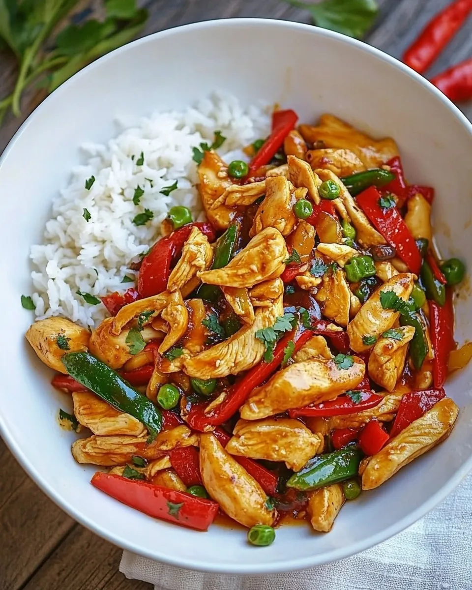Easy Szechuan Chicken Stir-Fry recipe photo