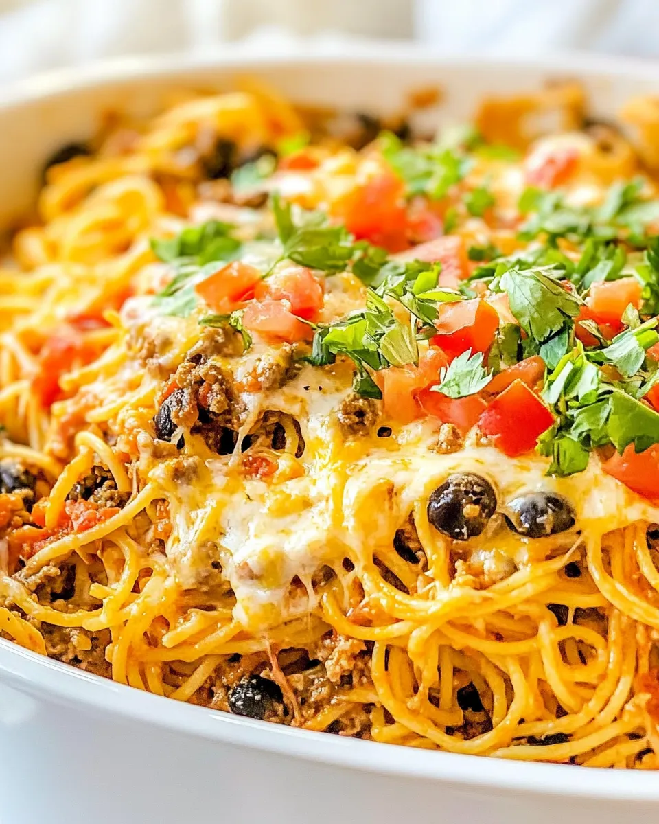 Delicious Taco Spaghetti image