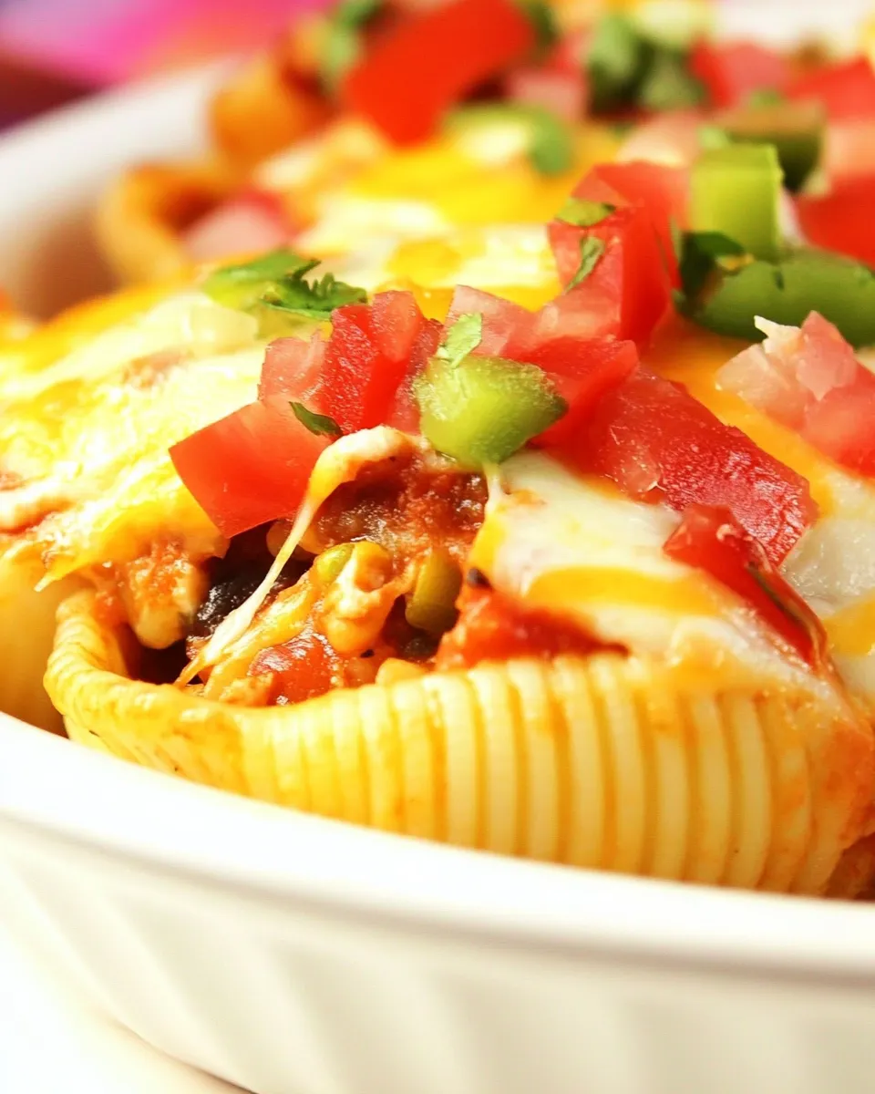 Delicious Taco Stuffed Pasta Shells Recipe image