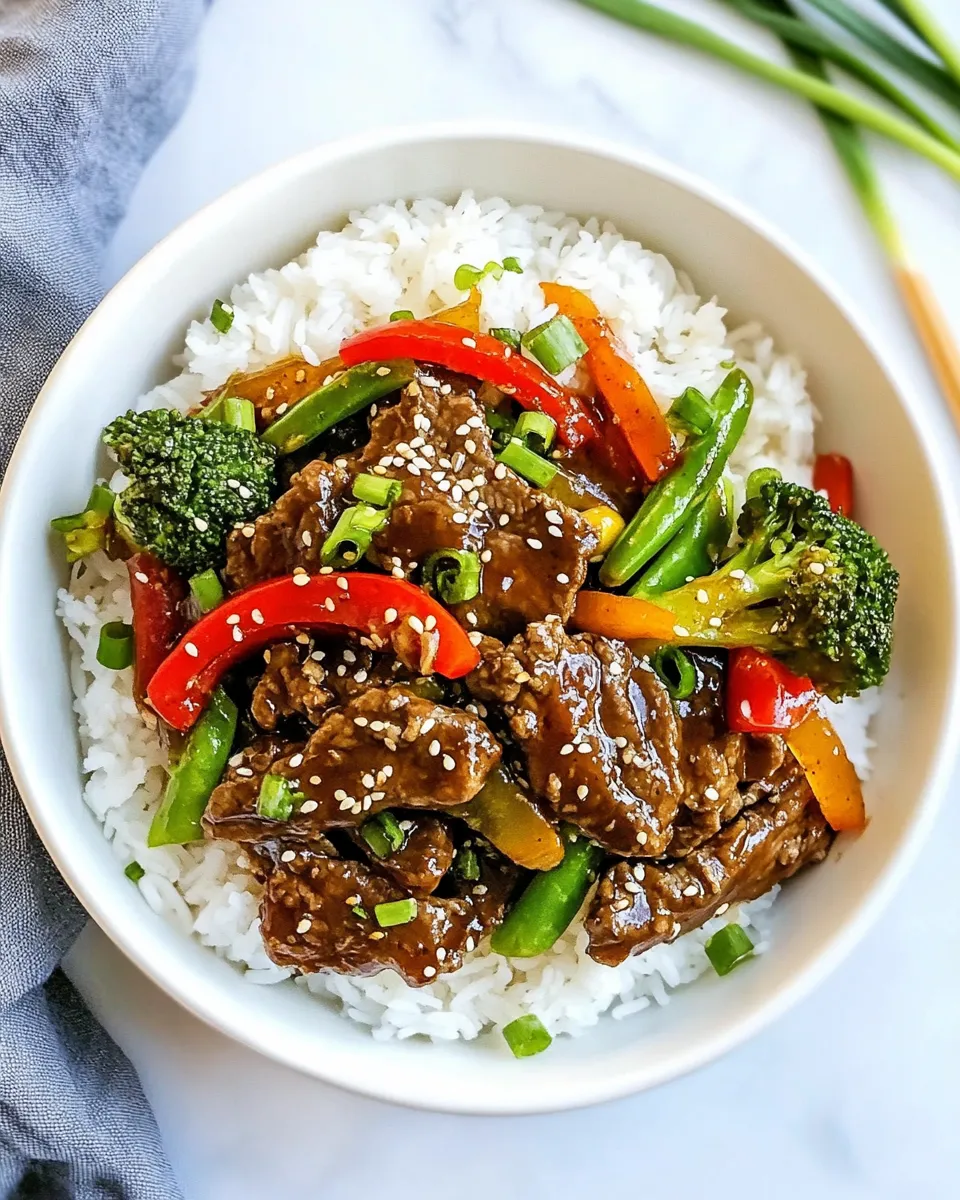 Classic Teriyaki Beef Stir Fry dish photo