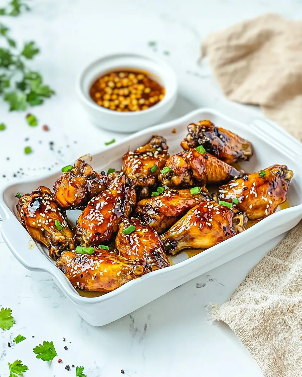 Homemade Teriyaki Chicken Wings recipe photo