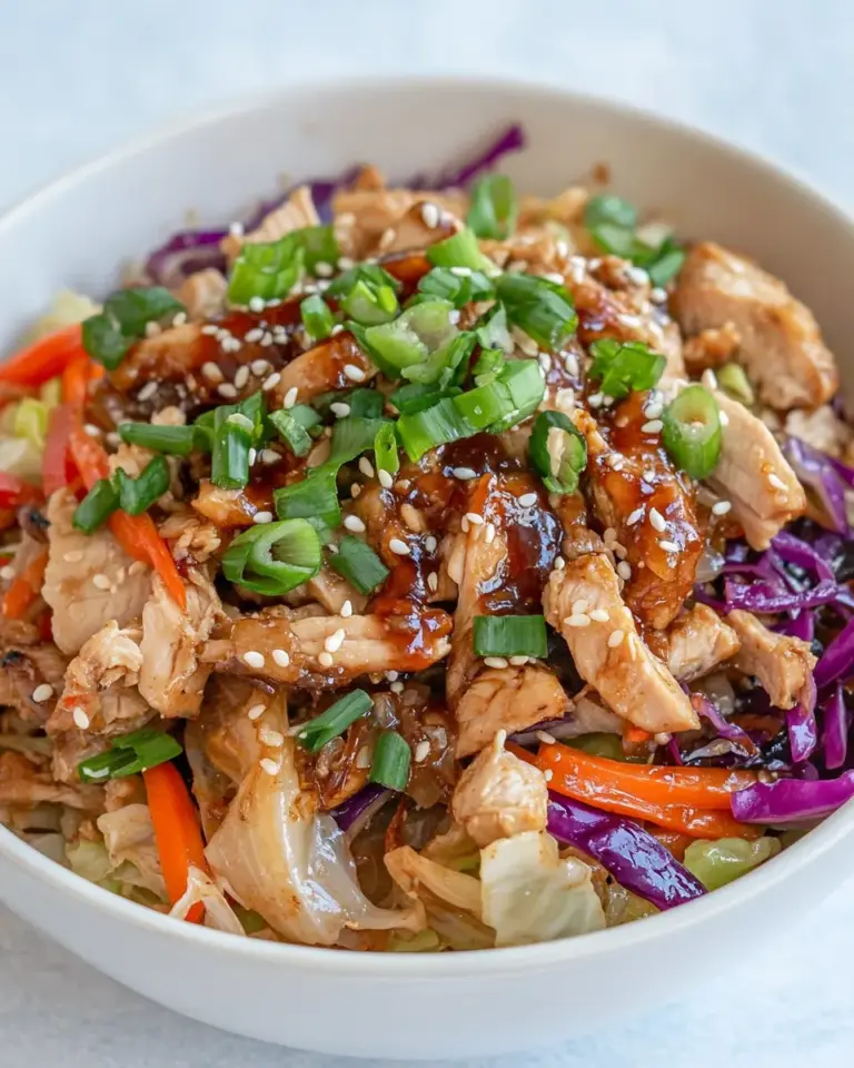 Homemade Teriyaki Chicken and Cabbage Bowls photo