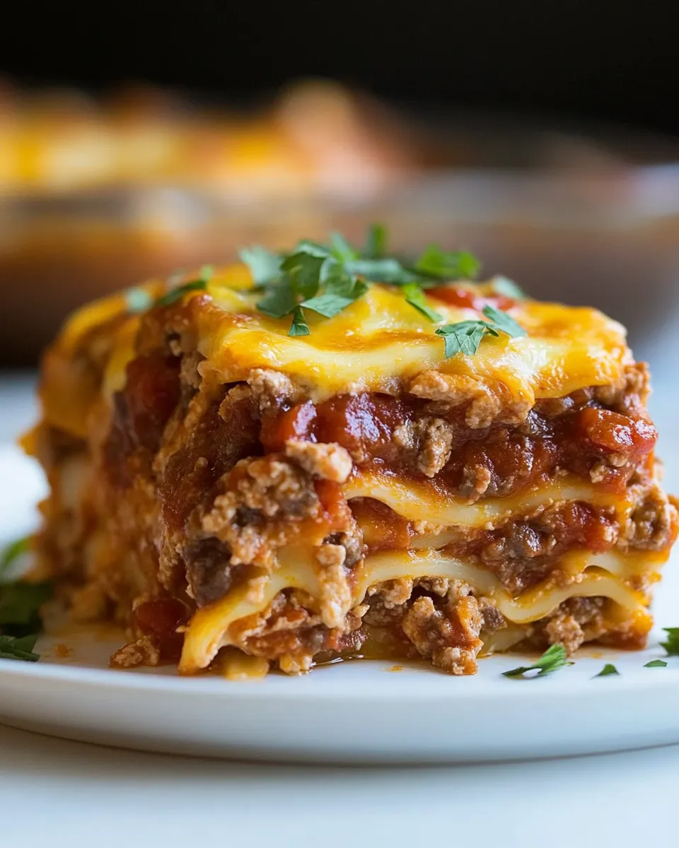 Easy Texas Style Lasagna recipe photo