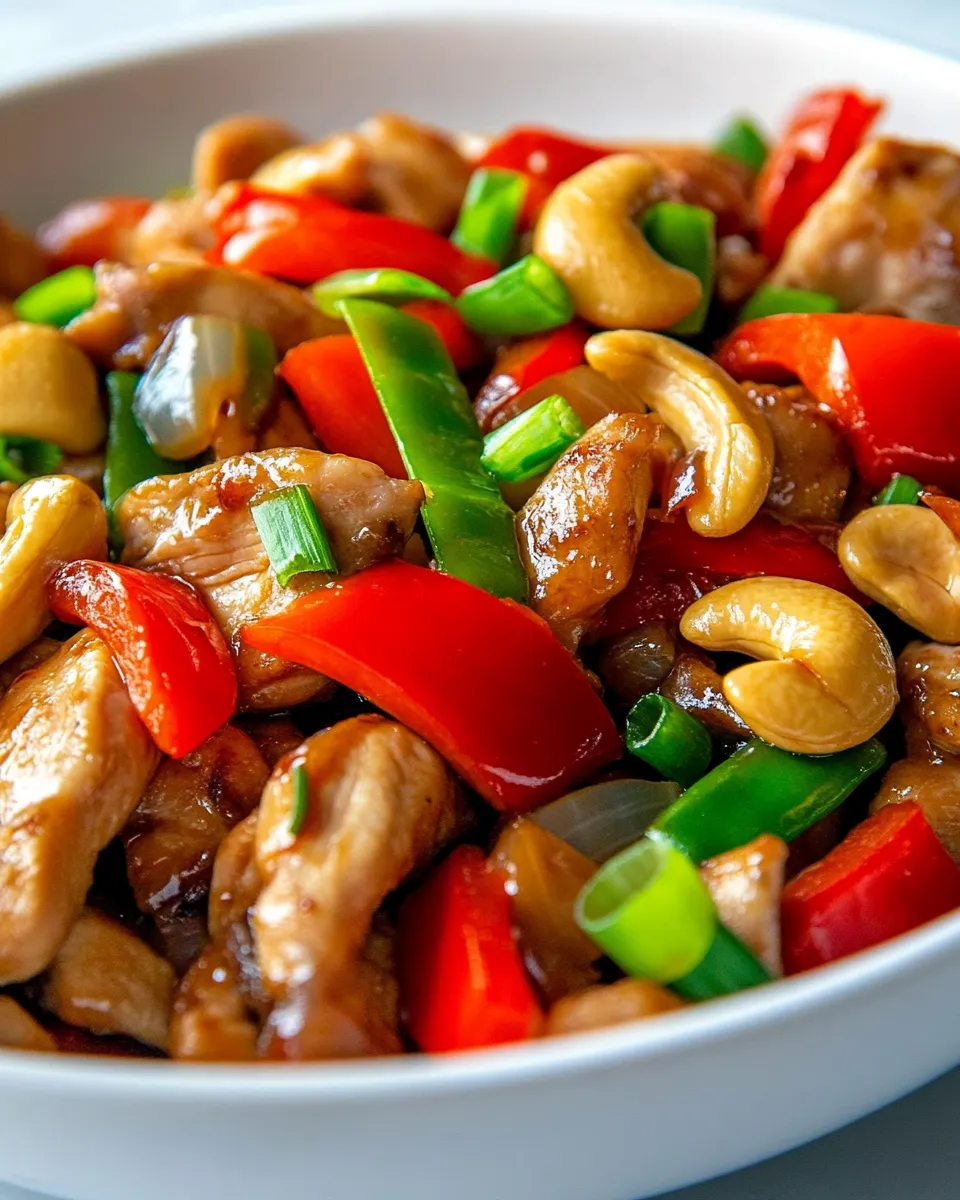 Homemade Thai Cashew Chicken photo