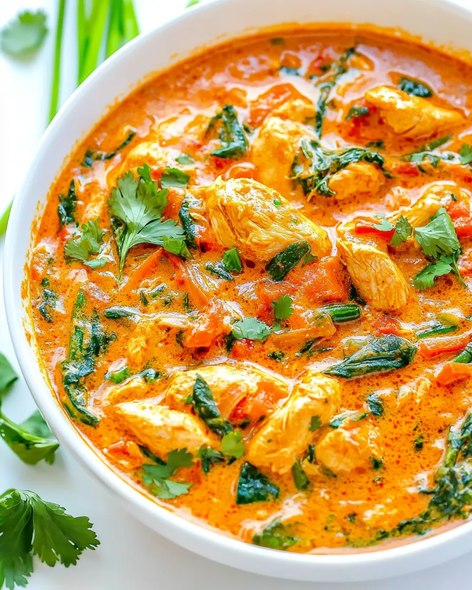 Homemade Thai Chicken Coconut Curry recipe photo