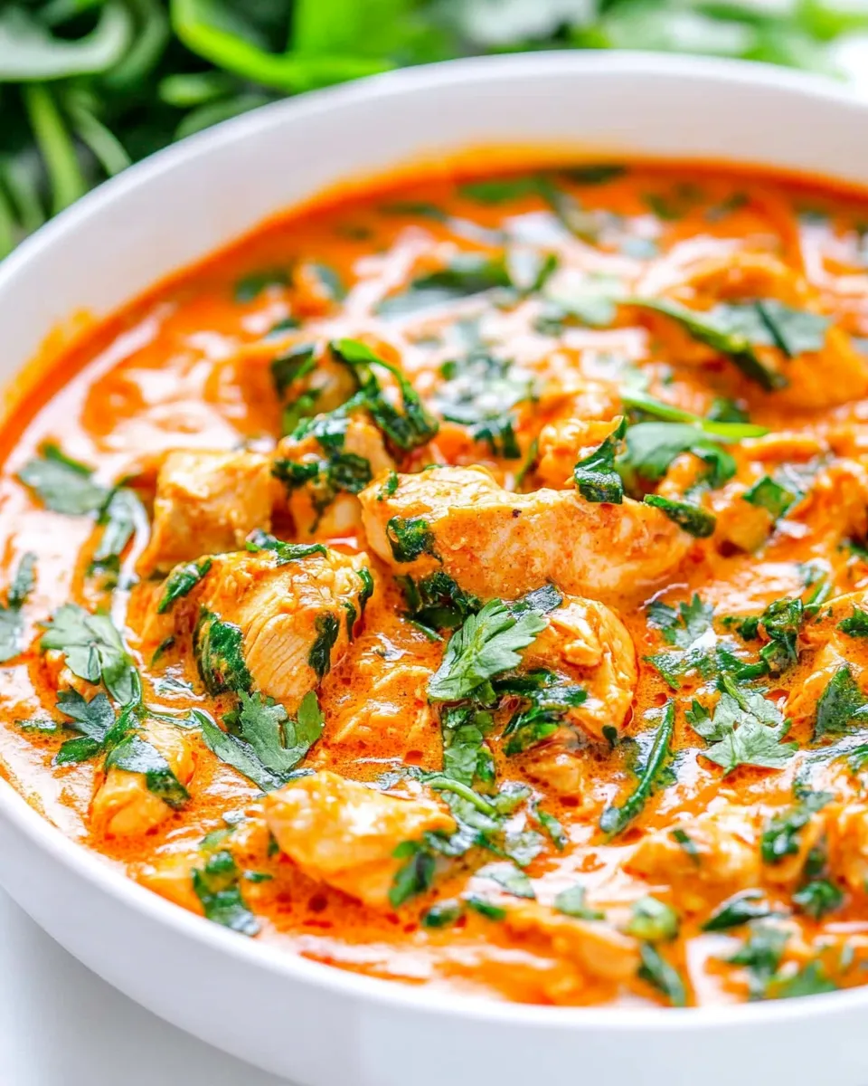 Classic Thai Chicken Coconut Curry dish photo
