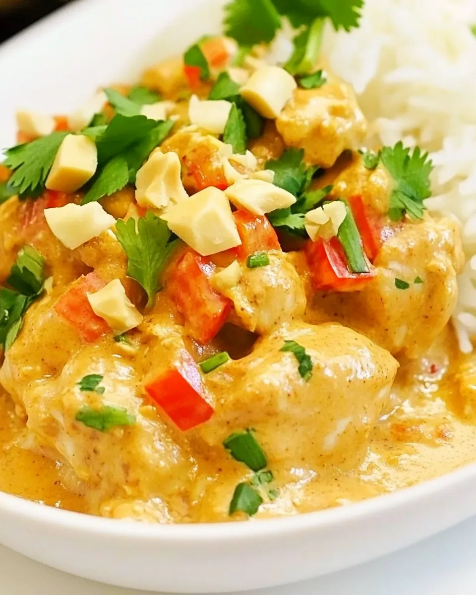 Homemade Thai Peanut Chicken photo