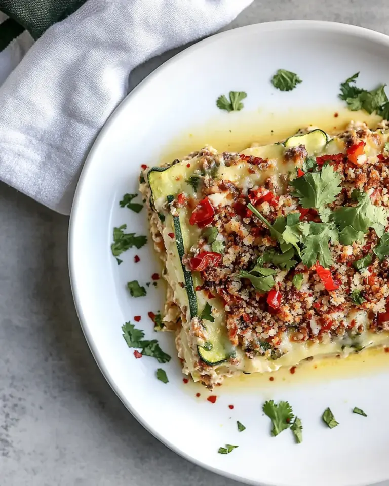Homemade Thai Slow-Cooker Zucchini Lasagna photo
