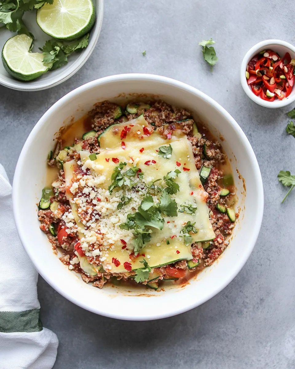 Easy Thai Slow-Cooker Zucchini Lasagna recipe photo