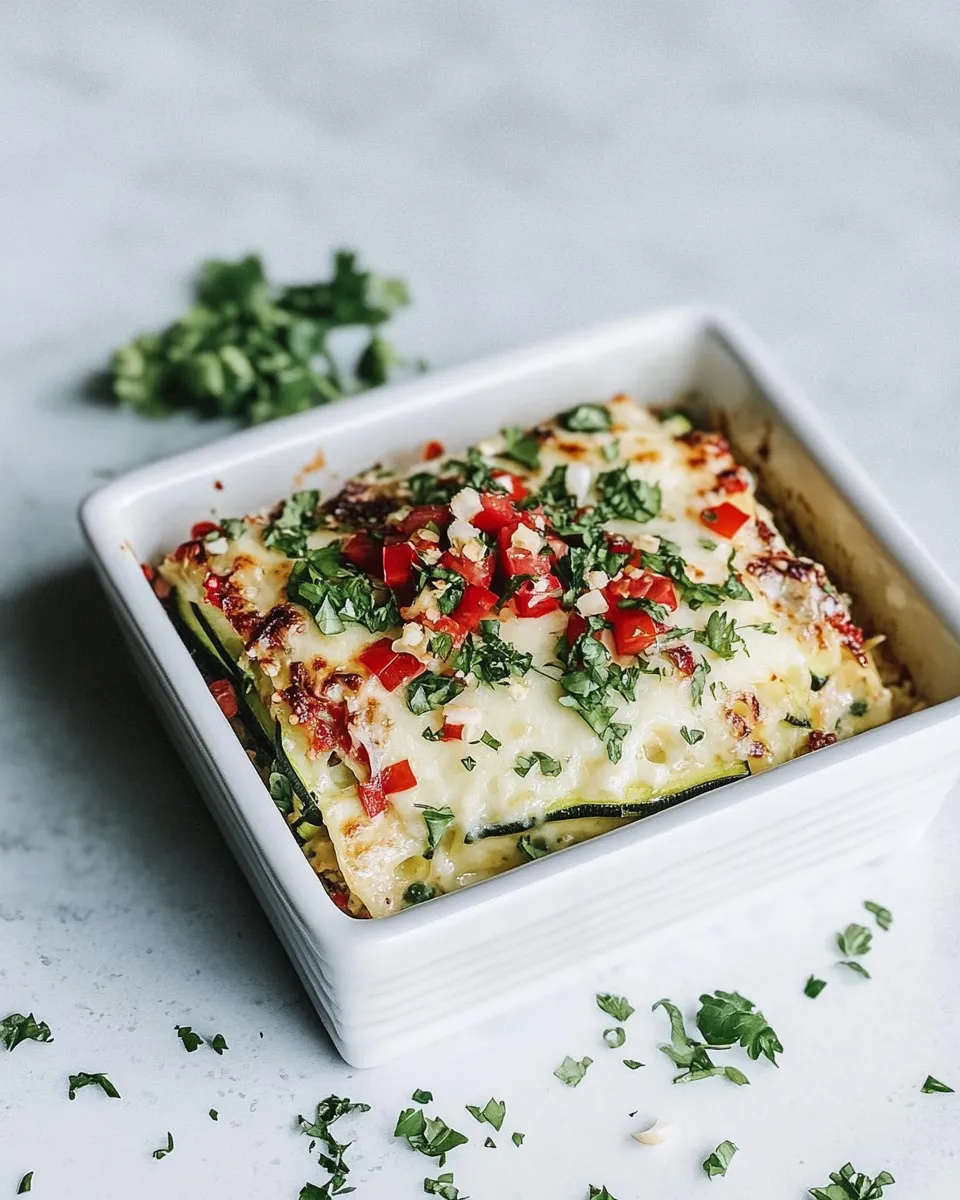 Healthy Thai Slow-Cooker Zucchini Lasagna dish photo