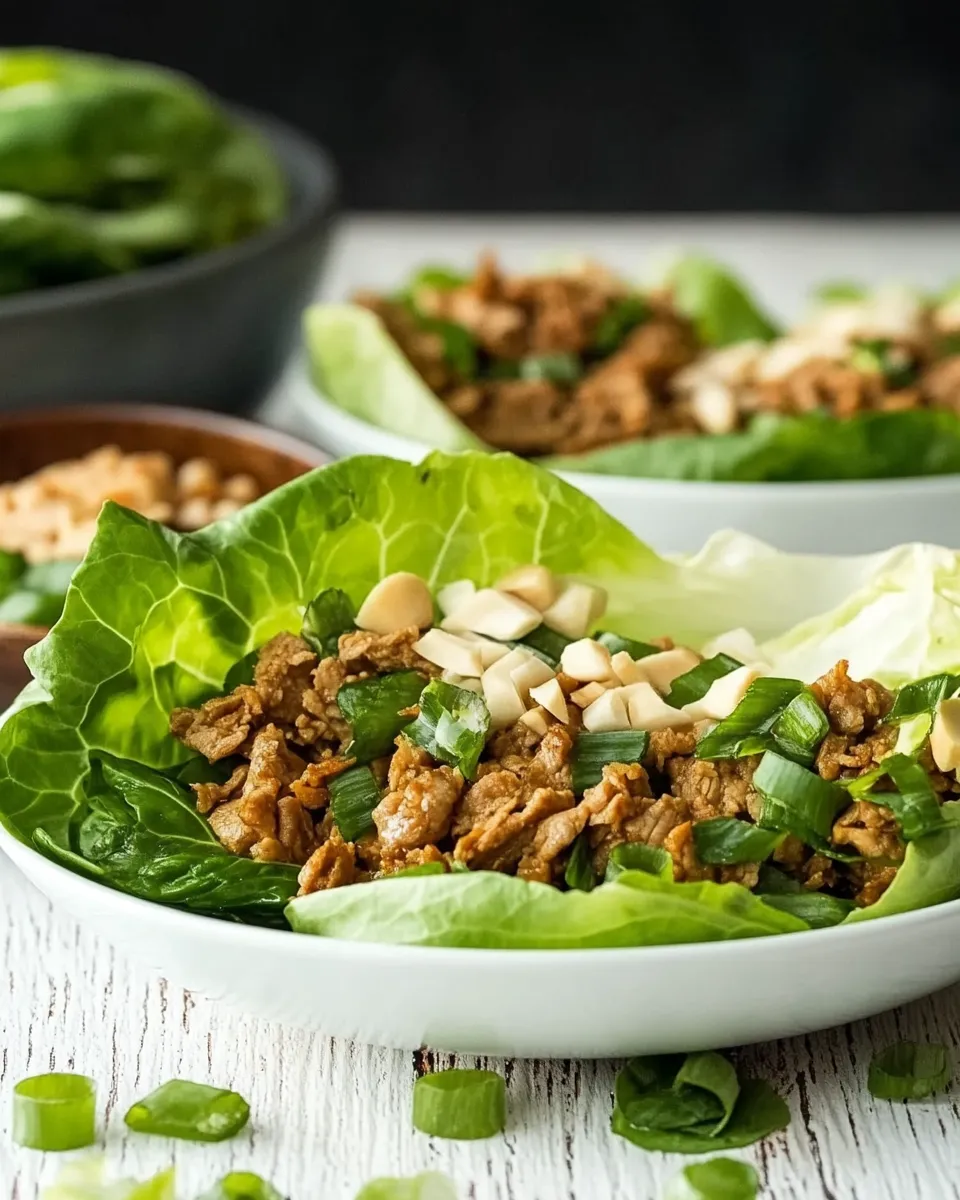 Easy Thai Turkey Lettuce Wraps picture