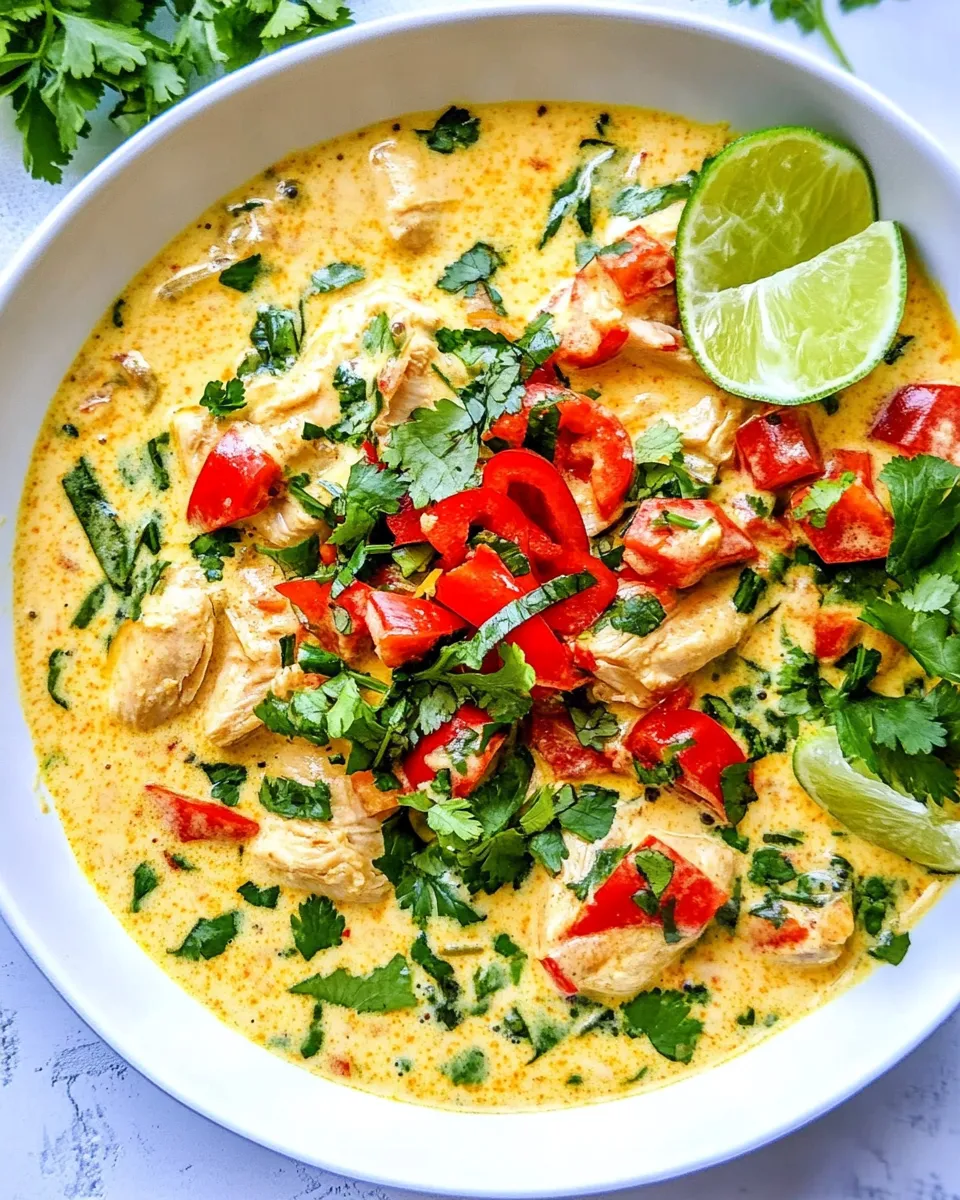 Homemade Thai Yellow Curry Chicken photo