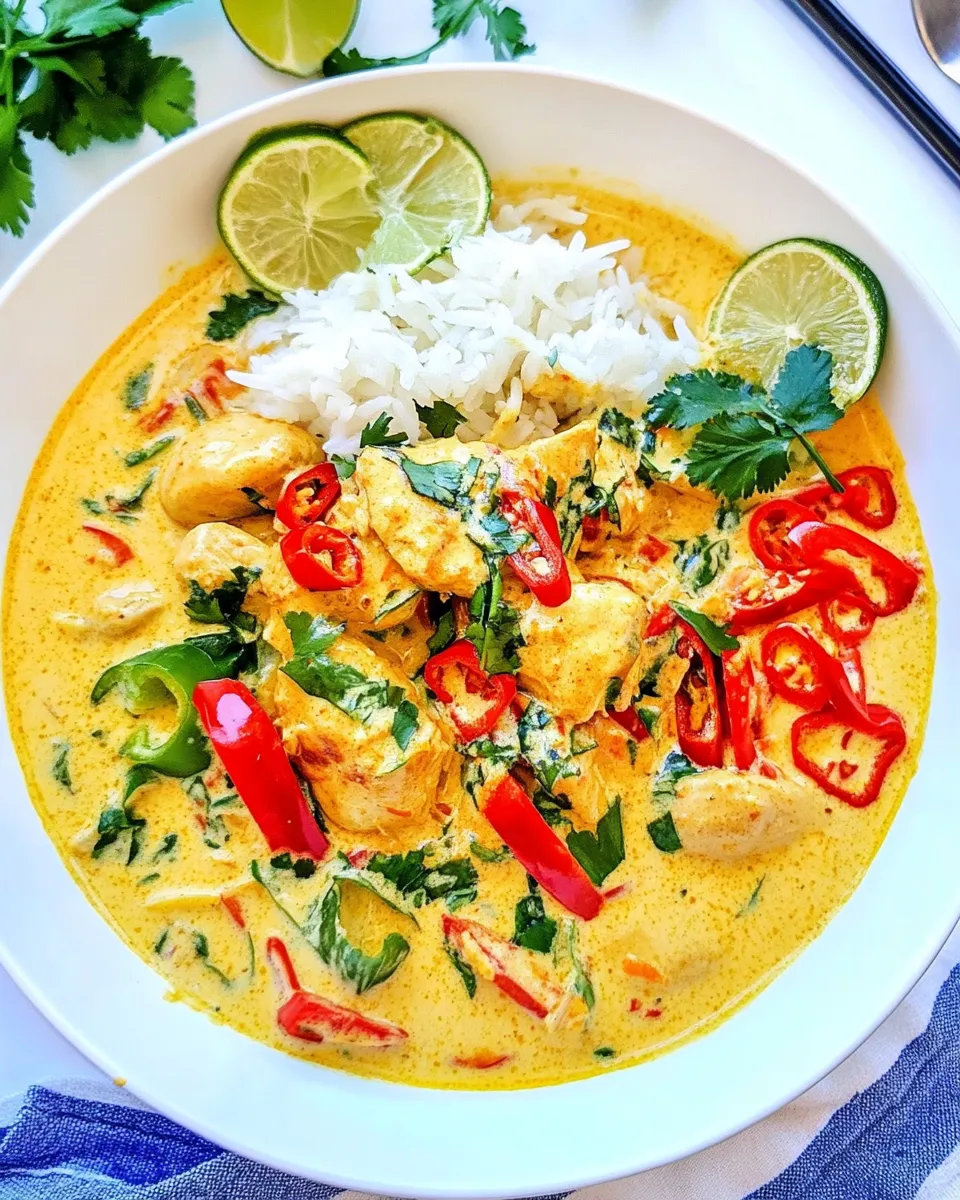 Classic Thai Yellow Curry Chicken image