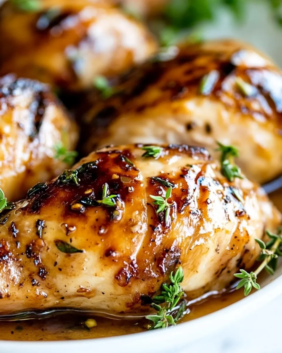 Easy The BEST Chicken Marinade food shot