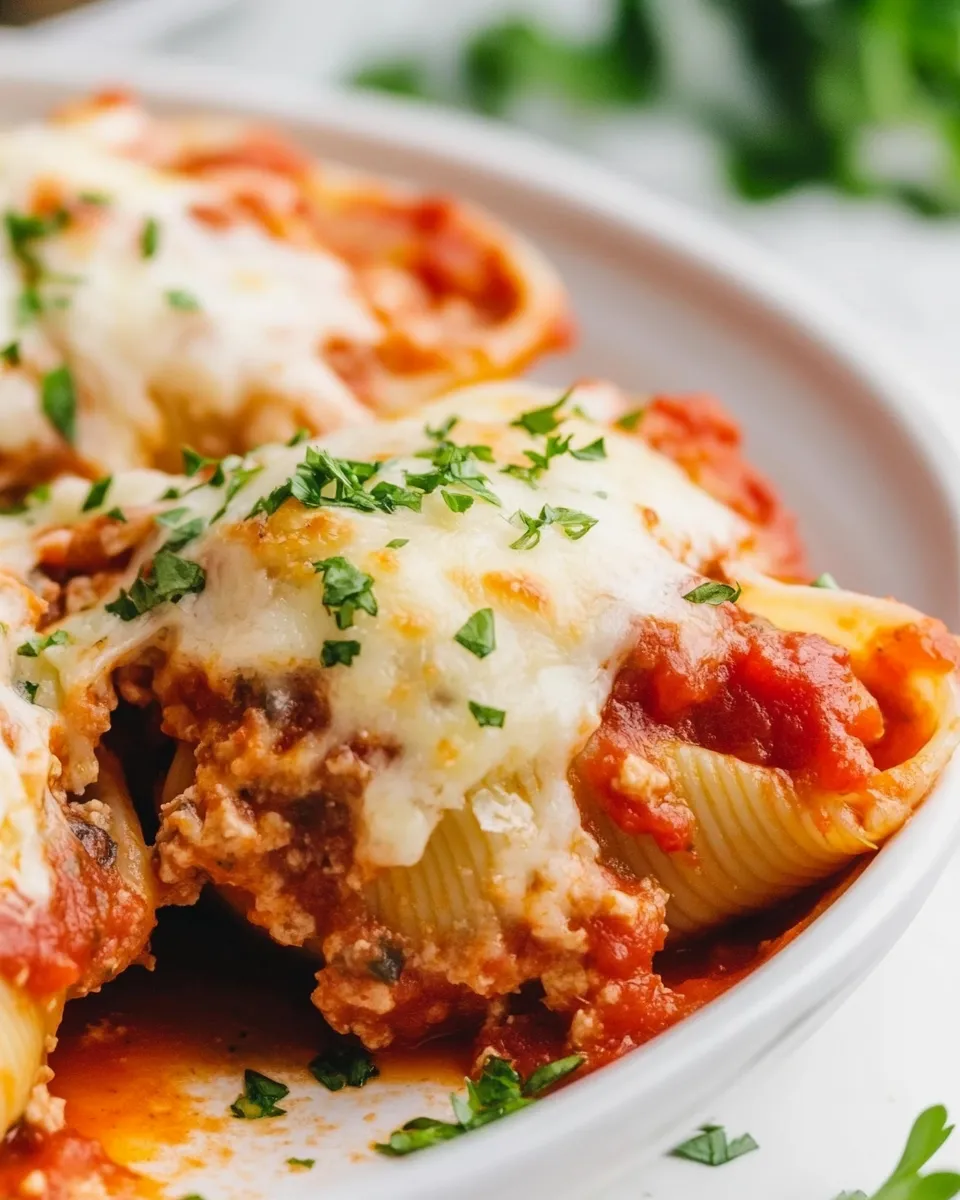 Delicious The Best Italian Stuffed Shells shot