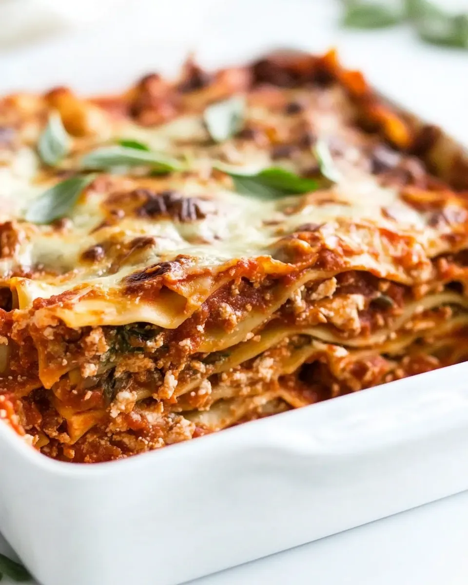 Easy The Best Vegetarian Lasagna Recipe Ever recipe photo