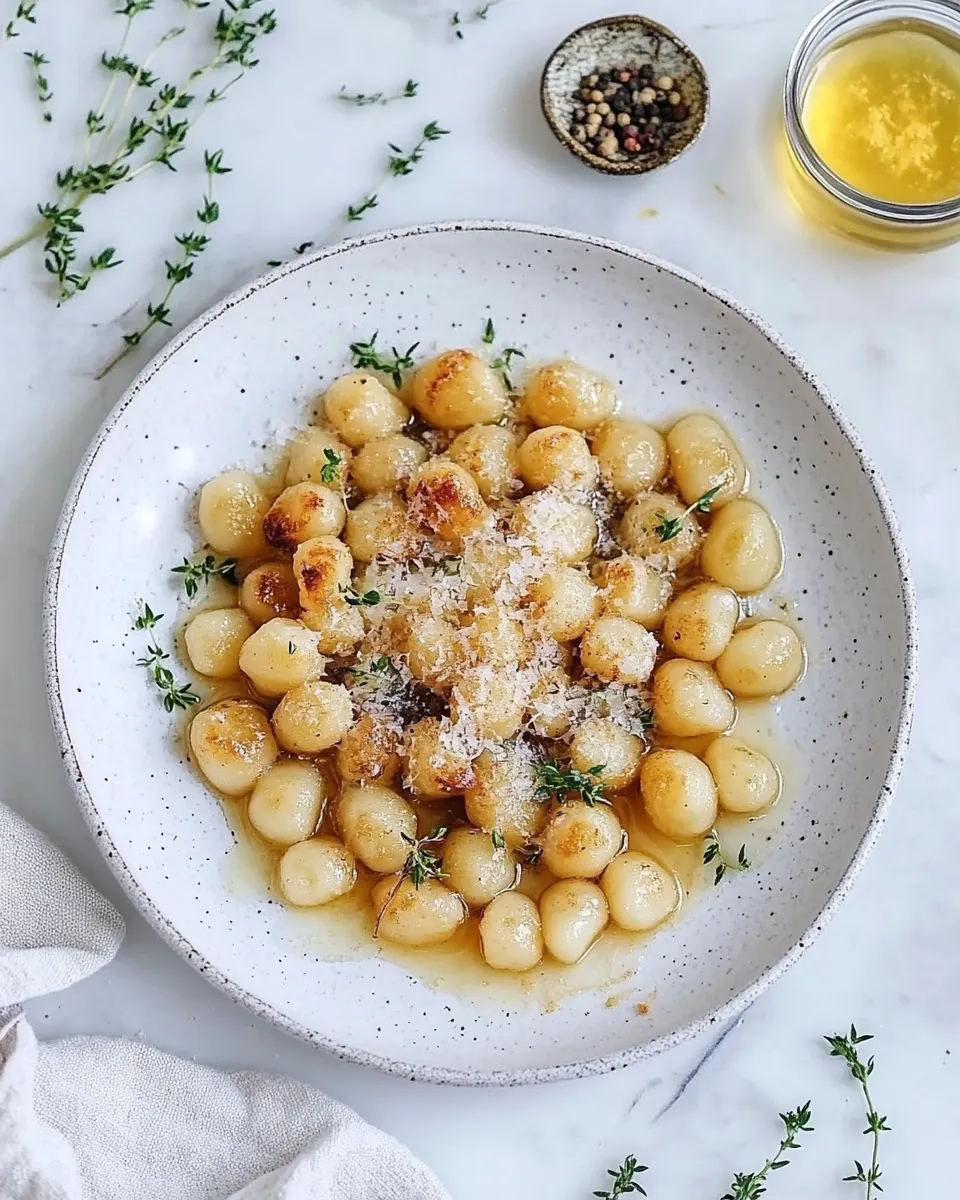Ultimate Toasted Gnocchi with Herb Brown Butter. recipe image