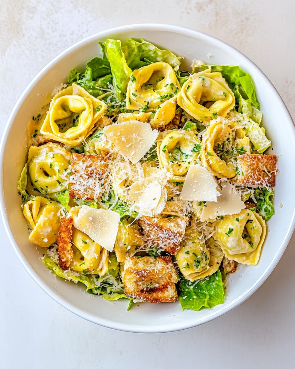 Classic Tortellini Caesar Salad image