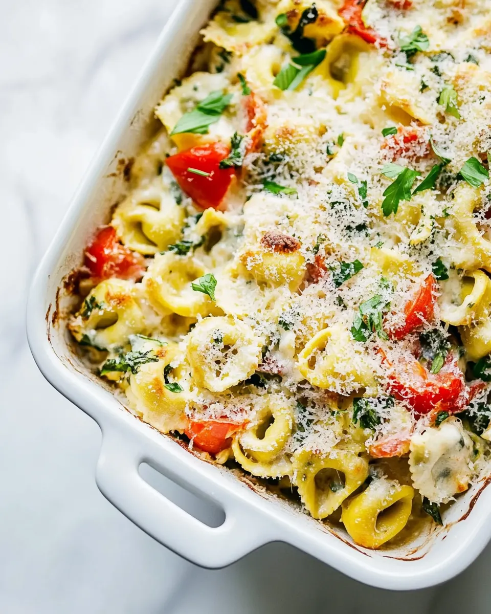 Easy Tortellini Casserole recipe photo