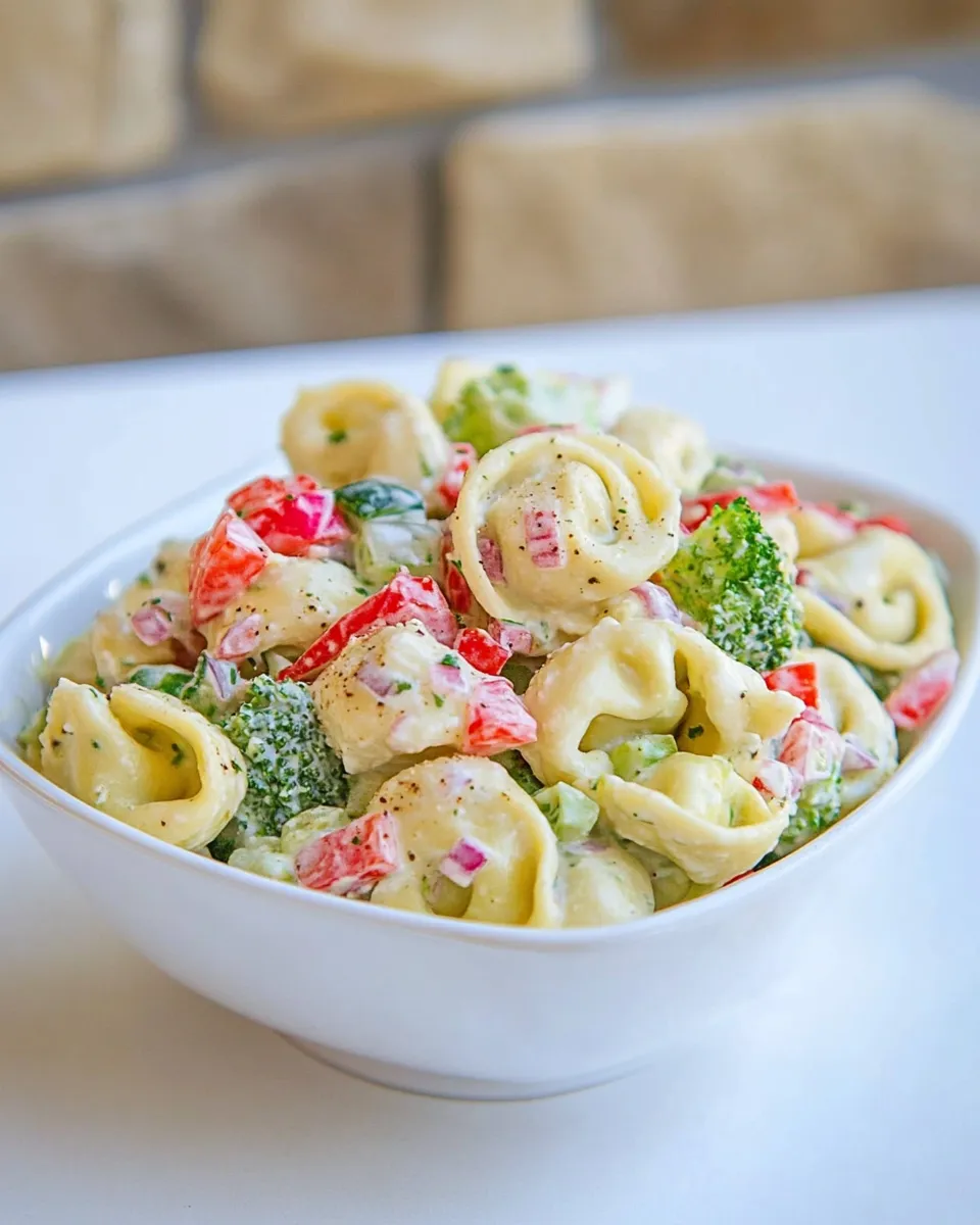 Homemade Tortellini Salad Recipe photo